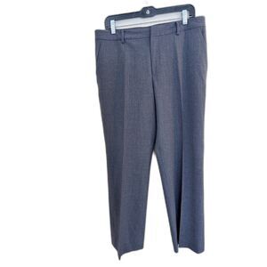 Lauren Ralph Lauren Gray Wool Blend Petite Trousers - Size 12P